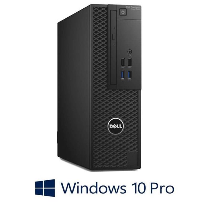 Workstation Dell Precision 3420, Quad Core i7-6700, 16GB, 480GB SSD, Win 10 Pro