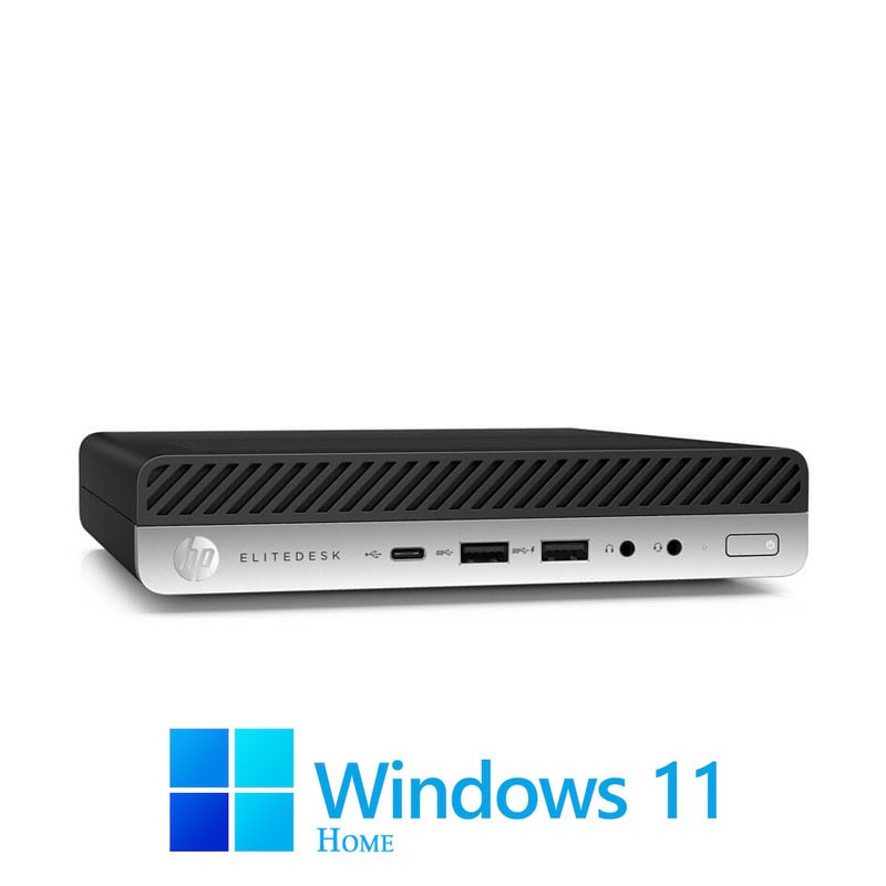 mini-pc-hp-elitedesk-800-g4-hexa-core-i5-8500t-16gb-ddr4-ssd-win-11-home Mini PC HP EliteDesk 800 G4, Hexa Core i5-8500T, 16GB DDR4, SSD, Win 11 Home - imagine 1