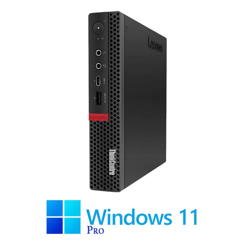 mini-pc-lenovo-m720q-hexa-core-i5-9500t-16gb-ddr4-256gb-ssd-win-11-pro Mini PC Lenovo M720q, Hexa Core i5-9500T, 16GB DDR4, 256GB SSD, Win 11 Pro - imagine 1