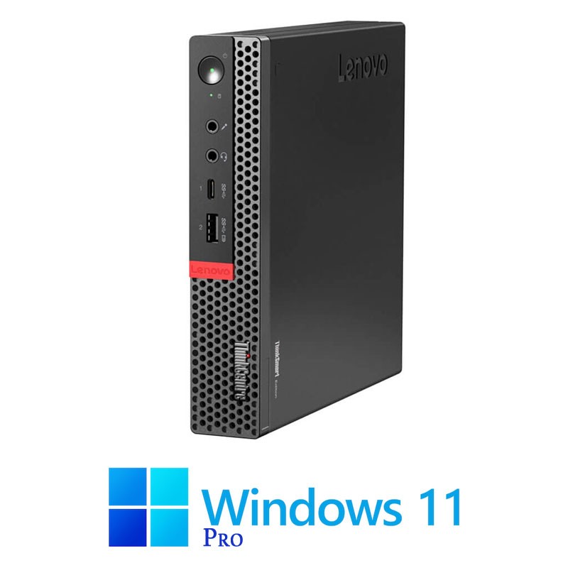 mini-pc-lenovo-thinkcentre-m920q-i3-9100t-16gb-ddr4-256gb-ssd-win-11-pro Mini PC Lenovo ThinkCentre M920q, i3-9100T, 16GB DDR4, 256GB SSD, Win 11 Pro - imagine 1