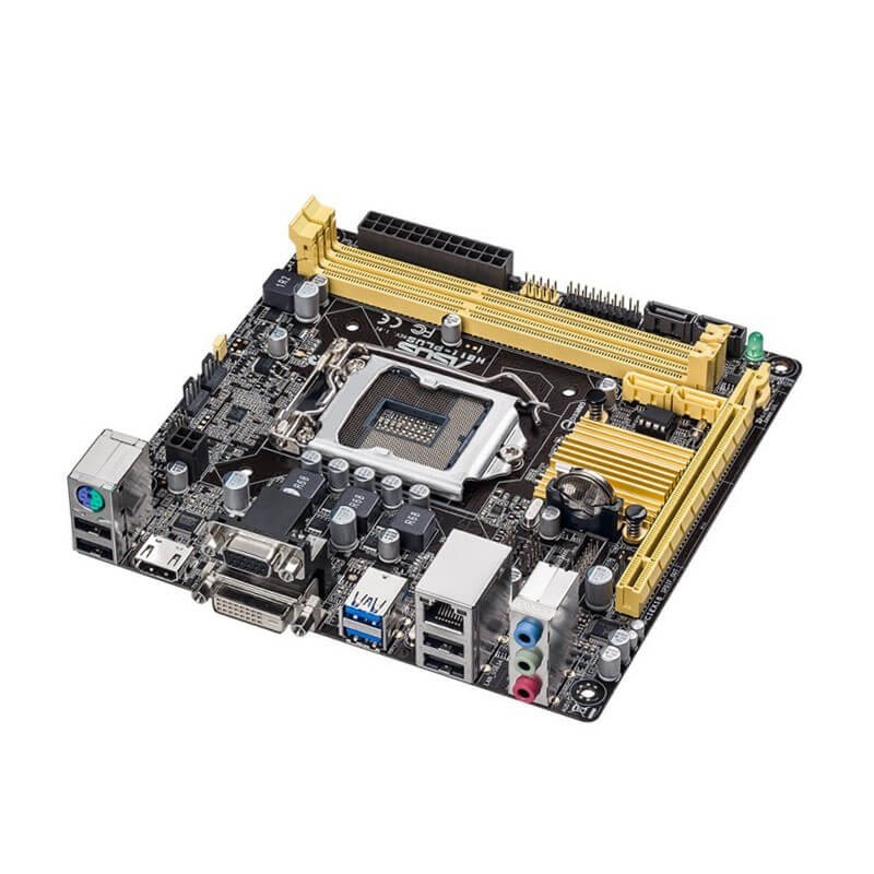 placa-de-baza-mini-itx-asus-h81i-plus-socket-lga-1150-cooler Placa de Baza Mini-ITX Asus H81I-PLUS, Socket LGA 1150 + Cooler - imagine 1