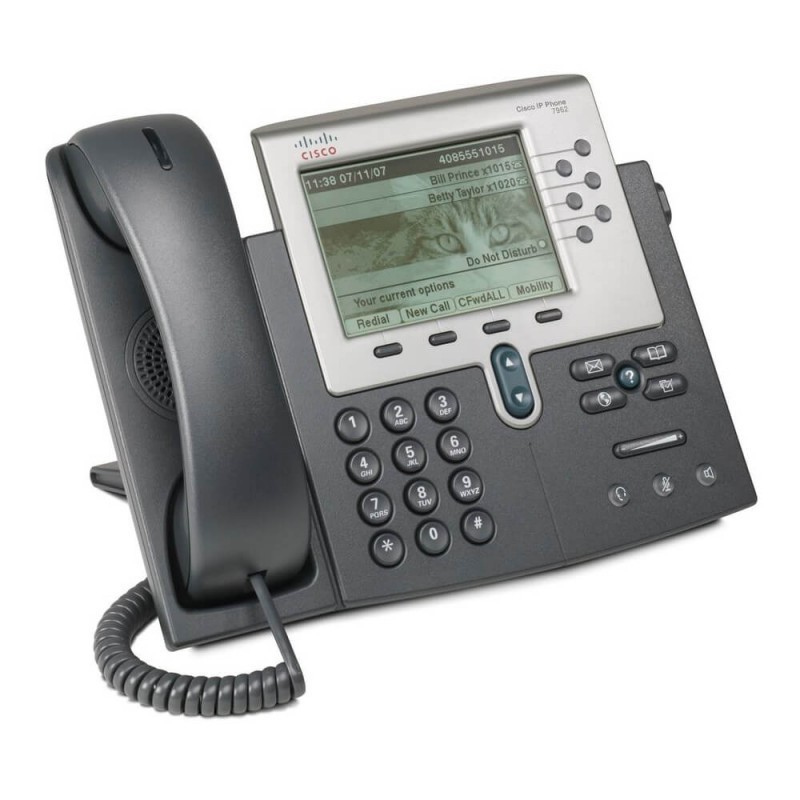 telefon-voip-cisco-unified-cp-7962g-dhcp-display-5-inch Telefon VoIP Cisco Unified CP-7962G, DHCP, Display 5 inci - imagine 1
