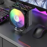 Cooler CPU Serioux CC120ARGB, dimensiuni 120x120x25mm, viteza ventilator 800-1800±200RPM, TDP: - imagine 2