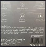 Samsung ITFIT True Wireless In-Ear Buds T12 White (BT5.4, IP44, - imagine 3